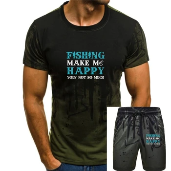 Мъжки t-shirt Fishing Make Me Happy (1) Дамска тениска