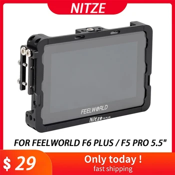 Клетка за монитор Nitze за Feelworld F6 Plus/F5 Pro 5,5 