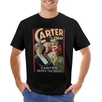 Carter Beats the Devil - Реколта тениска с плакат, графични тениски, потници, мъжки графични тениски голям и висок растеж