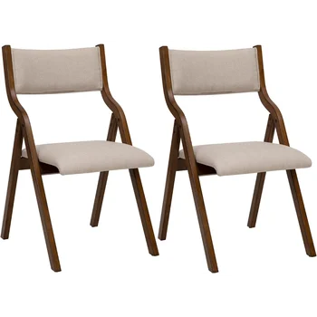 Съвременните сгъваеми столове Ball & Cast, набор от сгъваеми столове за трапезария, височина на седалката 2, 18 инча, трапезни столове тъмно сив цвят