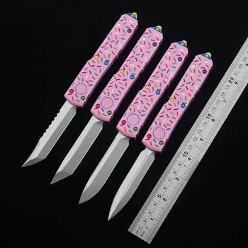 Ловен нож за оцеляване MT UT OTF (CNC), джобен нож с фиксирано острие, помощната Програма, EDC, Туристически кухненски ножове за плодове