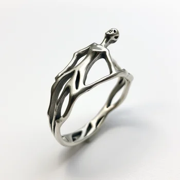 Бижу, пръстен на Хелоуин S925, сребро, елегантен модерен празничен подарък, персонализиран висококачествени модни аксесоари