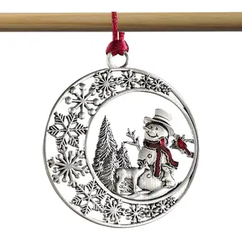 Коледна елха, Висящи украшения на Коледно декоративна украса, Снежен човек/във формата на дърво Сезонни подаръци за Коледа и Нова Година