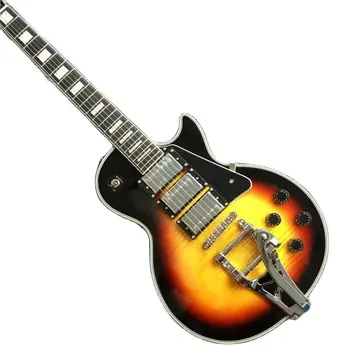 Гореща продажба на електрическа китара с вибрато-китара от дърво с 3 звукоснимателями