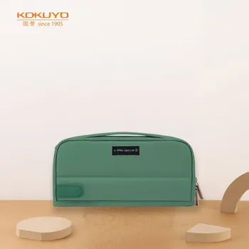 KOKUYO Малко Специален Ретро Цвят на Платното Неподвижна Дръжка, Чанта За Съхранение на Моливи, Калъф