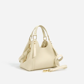 Jonlily Дамска чанта за през рамото от естествена кожа, Дамски модни чанти-тоут, Ежедневна чанта през рамо, Малка чанта за всеки ден, мини-портмоне-KG1161