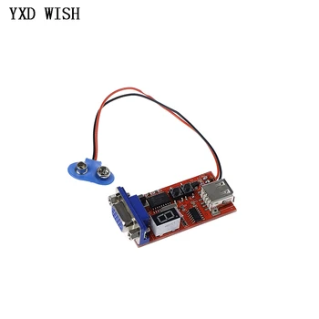 Генератор на сигнали VGA, LCD тестер, 15 изходни сигнали, USB батерия, двухмодульный източник на храна за електронния инструмент, генератор на сигнали