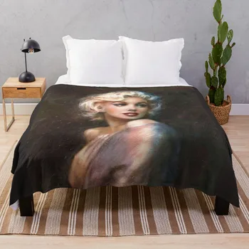Одеало Marilyn WW 1, вълнена одеяло, топло одеяло, меки завивки за легла, аниме