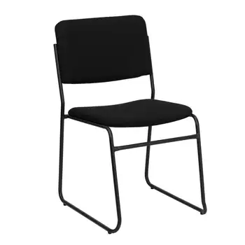 Серия ХЕРКУЛЕС 500. Просторен стол за стифиране от черен плат с висока плътност с поставка-салазками