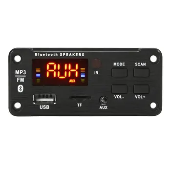 Bluetooth 5 0 Говорител Модул TF Карта USB Радио Wireless карта за Декодиране, Дистанционно Управление с LCD-Дисплей, MP3 Плеър 12V