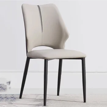 Скандинавските модерни Трапезни столове с Ергономичен дизайн Стол за почивка в спалнята Геймър Метален Офис Sillas Oficina De Градинска мебел