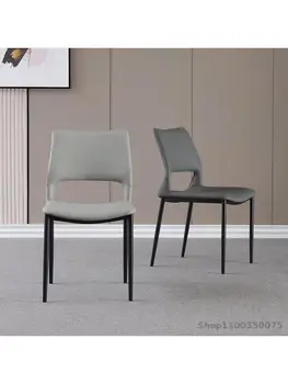 Стол за грим, Модерен минималистичен писмен стол, италиански Минималистичен Лесен Луксозна маса за Хранене, Стол, Домашен Скандинавски Тоалетка, Стол, стол за почивка