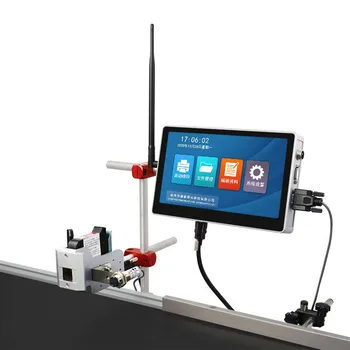 Машина за онлайн-кодиране на WiFi, 10-инчов HD сензорен екран, Автоматично Високоскоростен мастиленоструен принтер индустриален клас за мастилено-струен печат