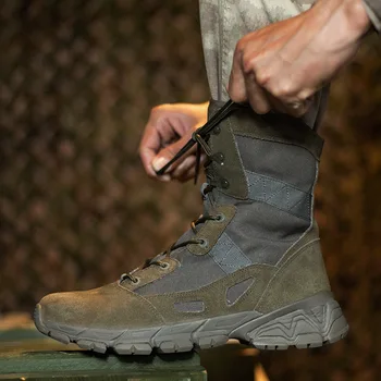 Висококачествени Външни военни обувки, Професионални Армейските Полеви обувки дантела, сезон 4, Готини мъжки обувки, обувки за Пустинята