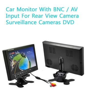Дигитален TFT LCD Full HD 9-инчов автомобилен монитор, резервната камера за задно виждане, двупосочен AV-режим с обратен приоритет, дисплей автомобилен монитор