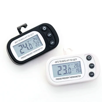 2/3/5шт Термометър 2в1-Влагомер LCD цифров Измерител на температура и Влажност на въздуха, детектор на Хладилника, Фризера, Термограф за помещения