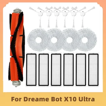 Замяна за Dreame Bot X10 Ultra Robot Vacuums, дубликат част, аксесоар, чиято Основна странична четка, Hepa филтър, въже, парцал