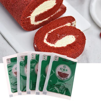 5 Опаковки Прах червени дрожди ориз Екстракт от Monascus Purpureus За Бархатного Торта Хранителен Оцветител Пигмент Кухненски Съставки за Печене