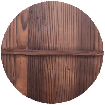 Кухненски богат на функции дървено покритие за Тигани, дръжка, капак за Тиган, Дългогодишна Анти-Обжигающая Дървена капак за печене, 36 см на Кутията