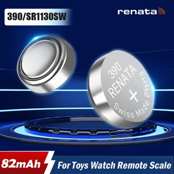 100% Оригинална Батерия Renata 390 SR1130SW 1,55 От Азотен сребро За часовника-Калкулатор с Дистанционно Управление AG10 389 LR54 LR1131