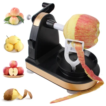Белачка за ябълки, машина за почистване на плодове с ръчно задвижване, с Кухненски пробкорез, кухненски уреди, картофелечистка