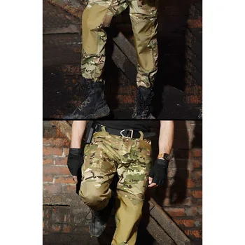 Бойни Панталони Мъжки Спортни Панталони На открито Камуфляжные Армейските Панталони Ловно Облекло Военни Тактически Панталони Тренировочная Облекло