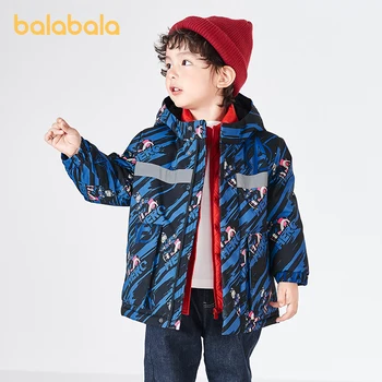 Balabala/ детски пуховик за момчета 2023 г. [Marvel IP], Межсезонный пуховик, Есенно-зимно яке, комплект от две части