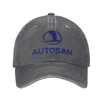 Ежедневни Деним шапка с графичен принтом Autosan S. A., Вязаная капачка, бейзболна шапка