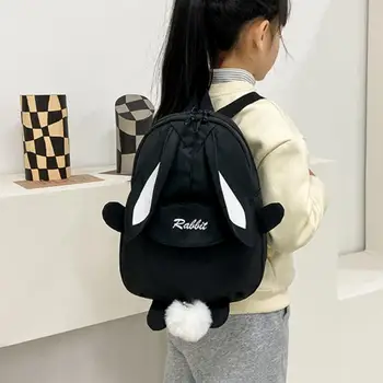 Сладко Детска раница с заячьими уши, найлонов училище с чанта в японски стил, леки чанти, училищен чанта за студенти детска градина, детски чанти