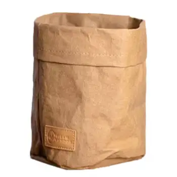 Моющийся крафт-опаковка Крафт хартиена торба за саксийни растения Крафт хартиени торбички Търговски опаковки за DVD Хартиен калъф Чанта за съхранение