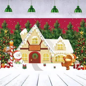 Весел Коледен Празничен банер, Гараж вратата, декорация за партита, за Фон, Тапети, като Фон, за да празнуват празника