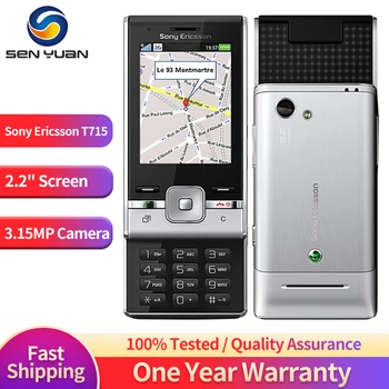 Оригинален мобилен телефон Sony Ericsson T715 е Отключен 3G 2,2 