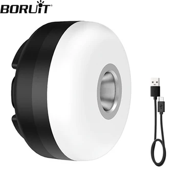 BORUiT C28 Led лампа за къмпинг USB Акумулаторна батерия за Преносим Фенер за къмпинг, Градинска лампа за палатка, Аварийно осветление, Работна лампа за поддръжка