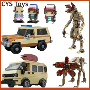 MOC Популярен филм Eleven Brickheadz Роботи, фигурки, строителни блокове, набор, Тухли, играчки, камион за деца, коледни подаръци
